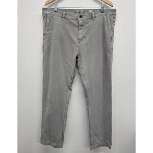 Faherty Stretch Terry 5-Pocket Pants Men's 38x28 Gray Gorpcore Outdoor Comfort